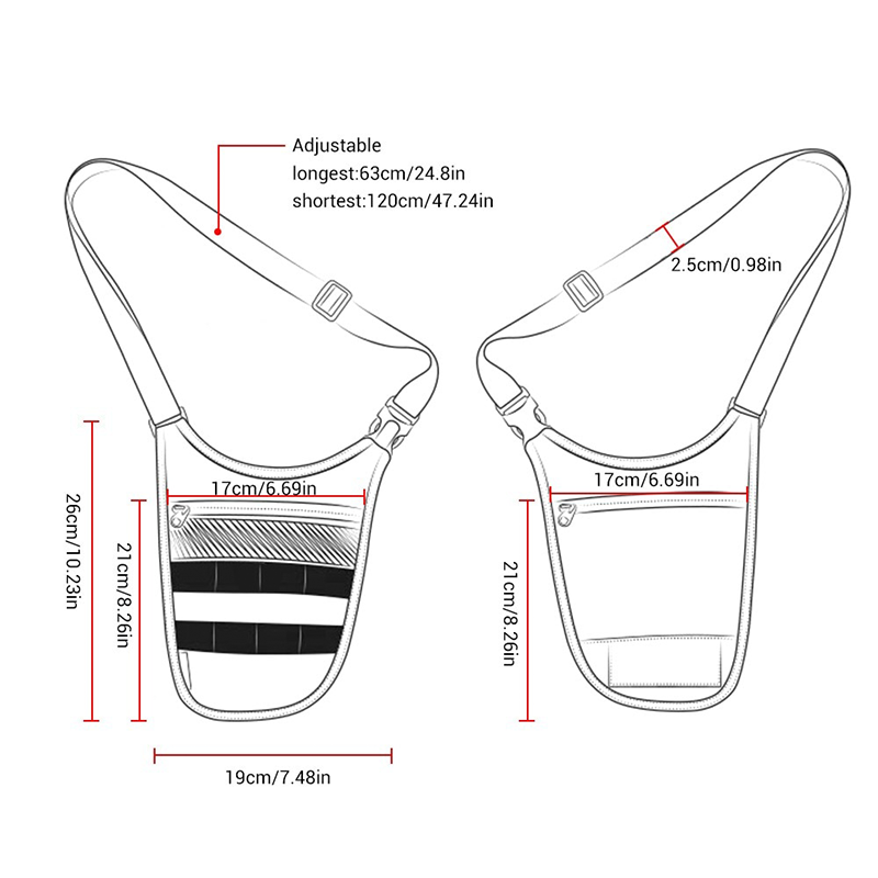 Jura Underarm Anti Theft Bag - GG - H