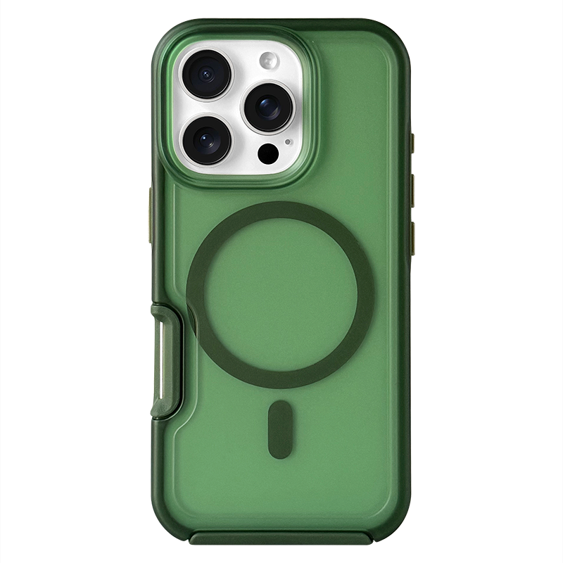 Premium Feeling Glitter iPhone 16ProMax Magnetic Phone Case for Apple MagSafe Fluorescent Green New Fashion Simple 15Plus Full Package 14 Drop Protection 13 Case