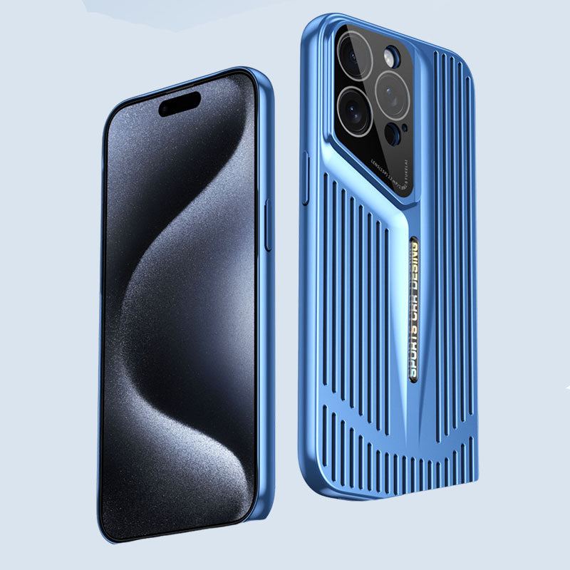 Electroplating Hollow Blade Heat Dissipation Case Suitable For iphone - SK66