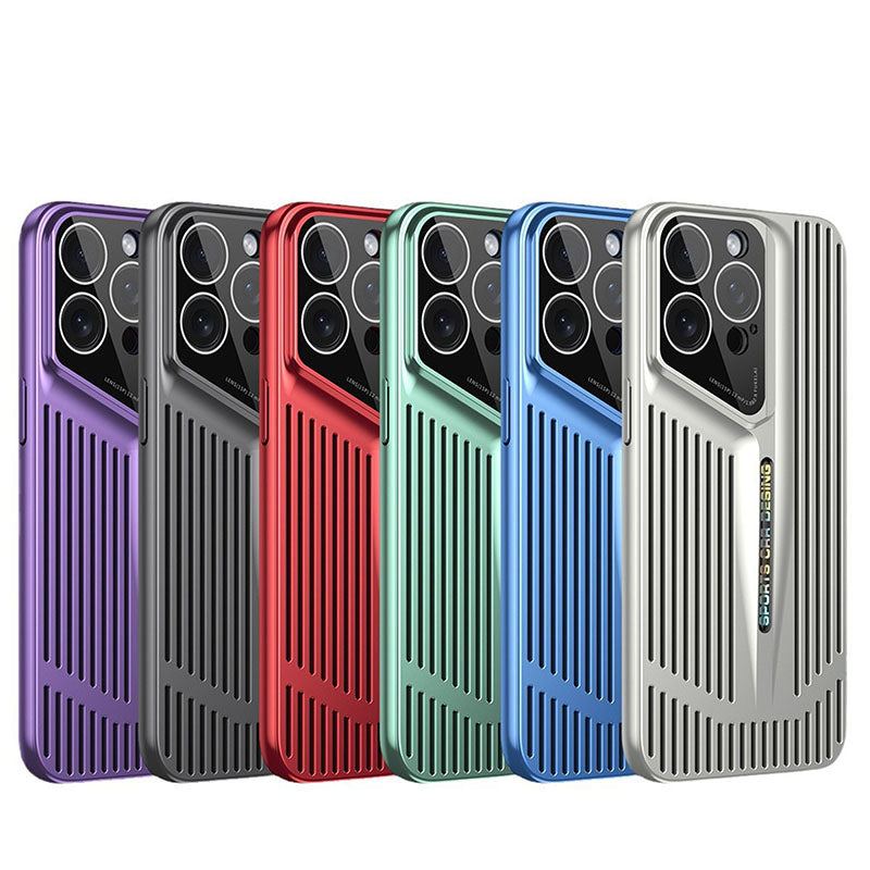 Electroplating Hollow Blade Heat Dissipation Case Suitable For iphone - SK66