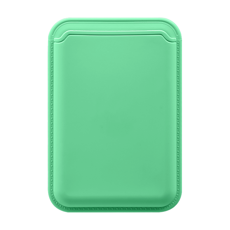 Silicone MagSafe magnetic card case for Apple iPhone 15 case photo ID bank card insert card