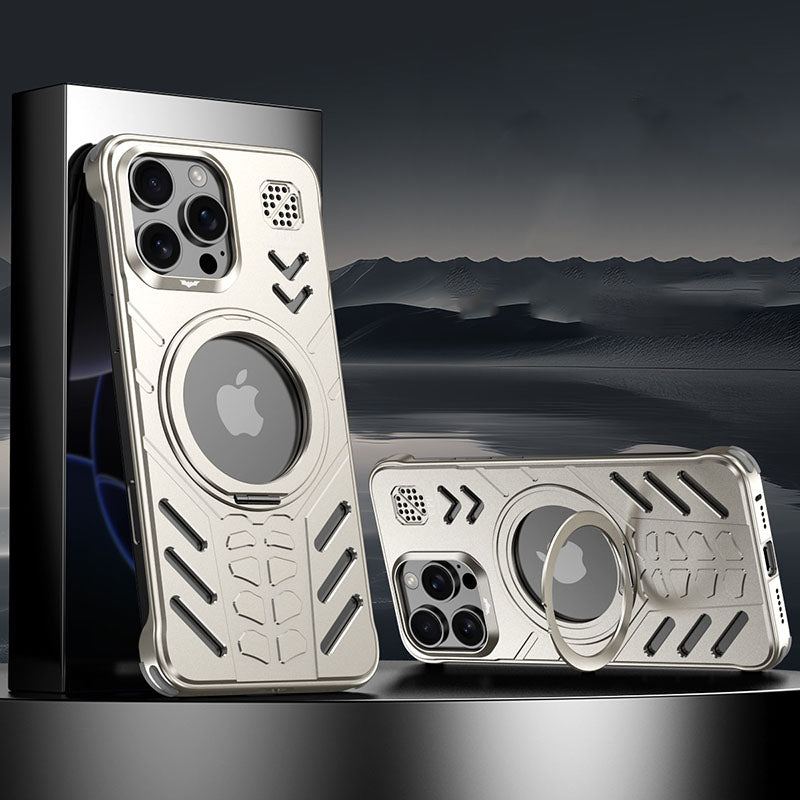 360° Rotating Metal Magnetic Stand Case