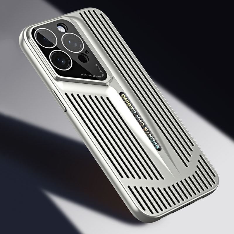 Electroplating Hollow Blade Heat Dissipation Case Suitable For iphone - SK66