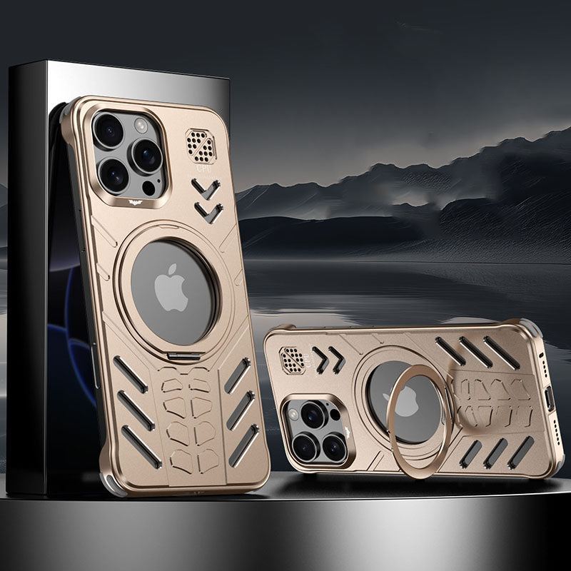 360° Rotating Metal Magnetic Stand Case
