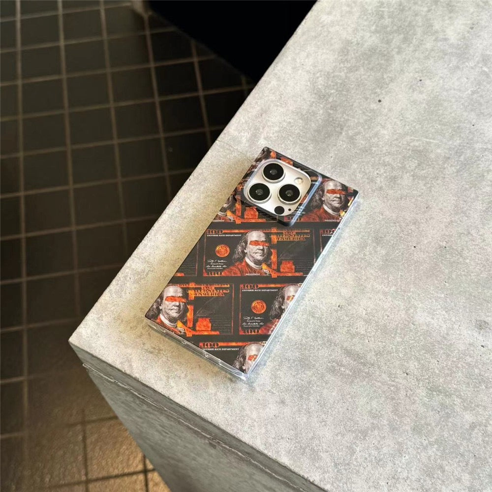 2025 Dolla* Style Design Change Changeable Color Phone Case Waterproof iPhone Case With Stand Support iPhone 12, 13, 14, 15, iPhone 16Promax