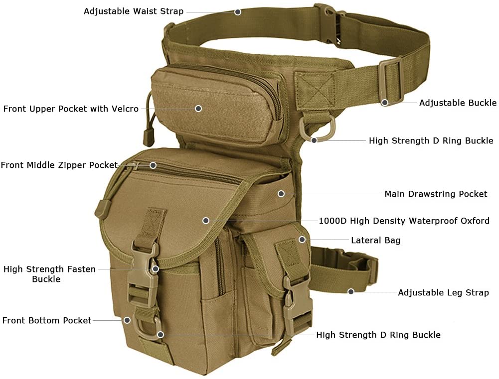 Tactical Drop Leg Bag - GG - H