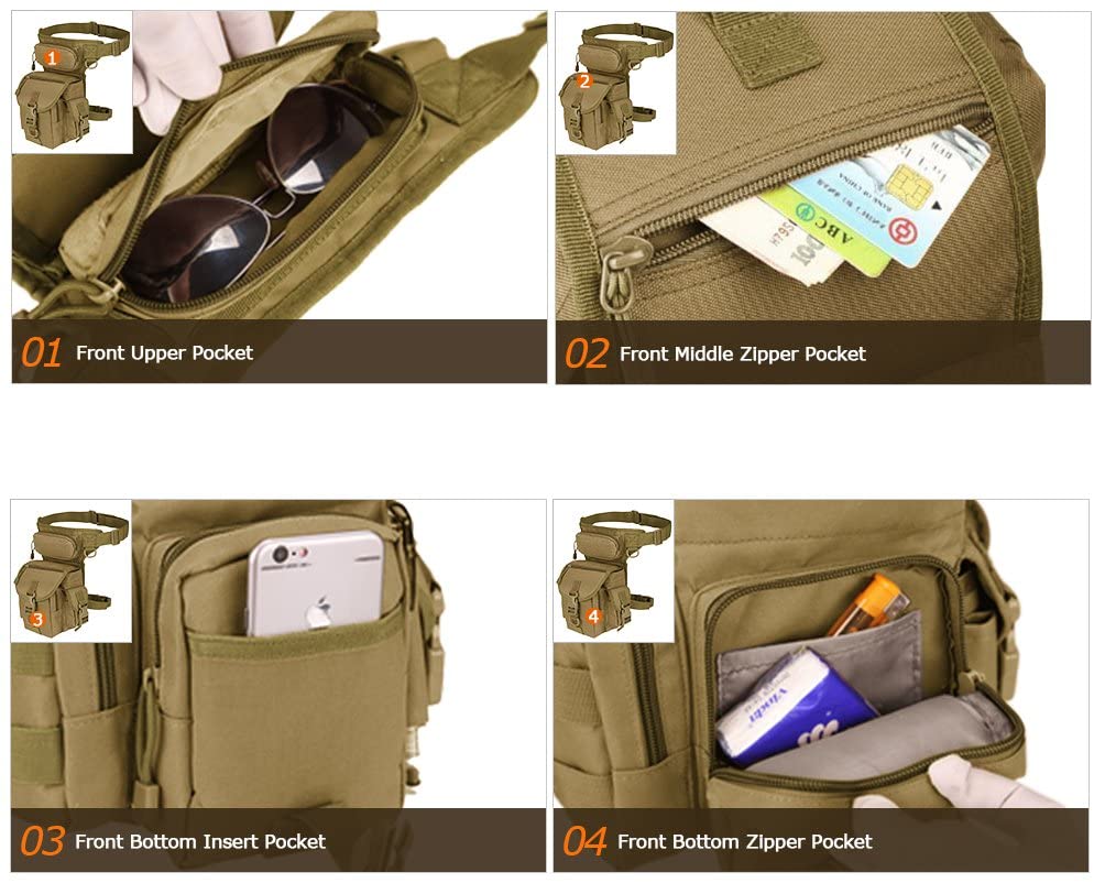 Tactical Drop Leg Bag - GG - H