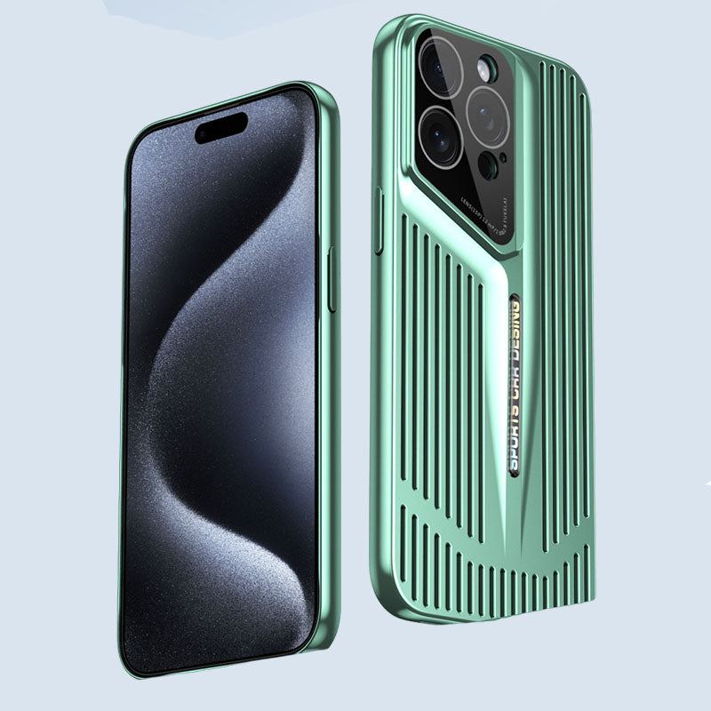 Electroplating Hollow Blade Heat Dissipation Case Suitable For iphone - SK66