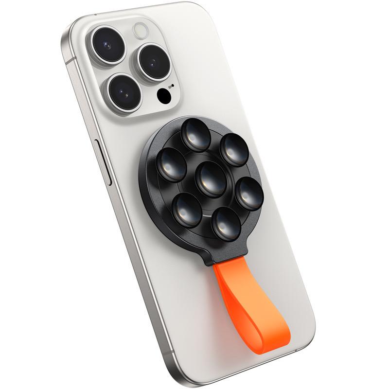 2025 Newest Silicone Adhesive Magnetic Holder Stand Smartphone Cellphone Phone