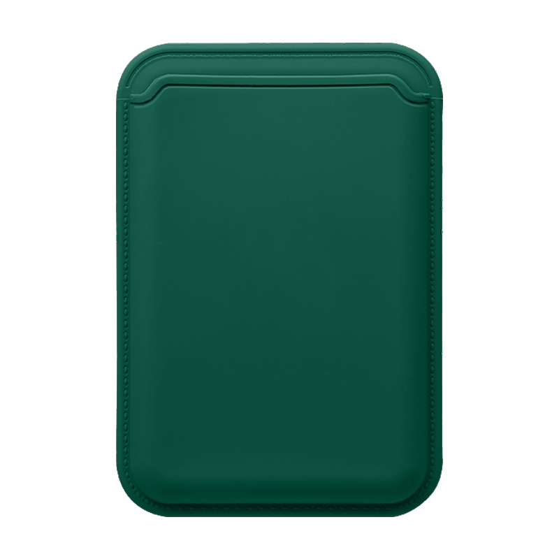 Silicone MagSafe magnetic card case for Apple iPhone 15 case photo ID bank card insert card