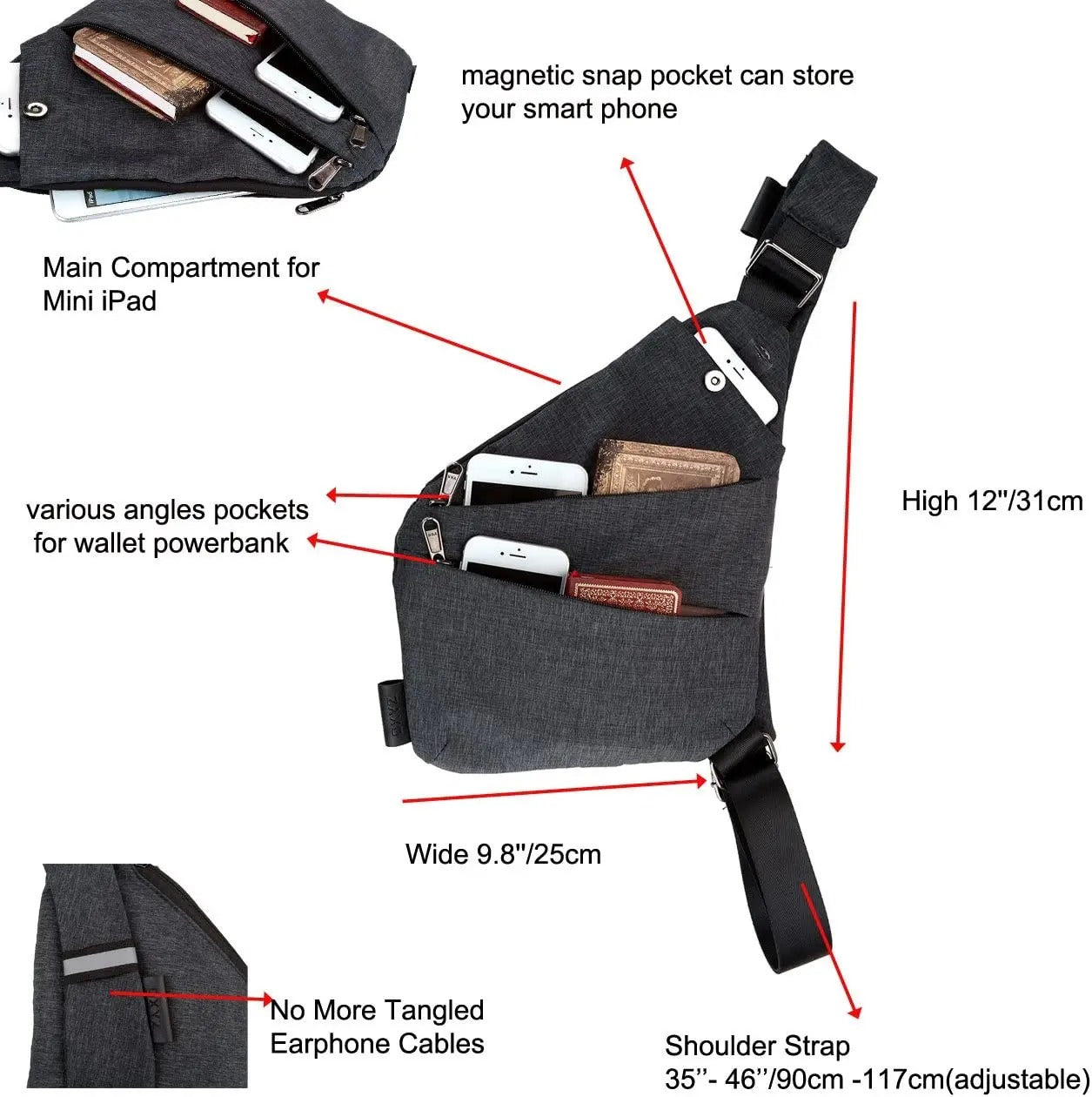 Dino Anti-Theft Bag - GG - H