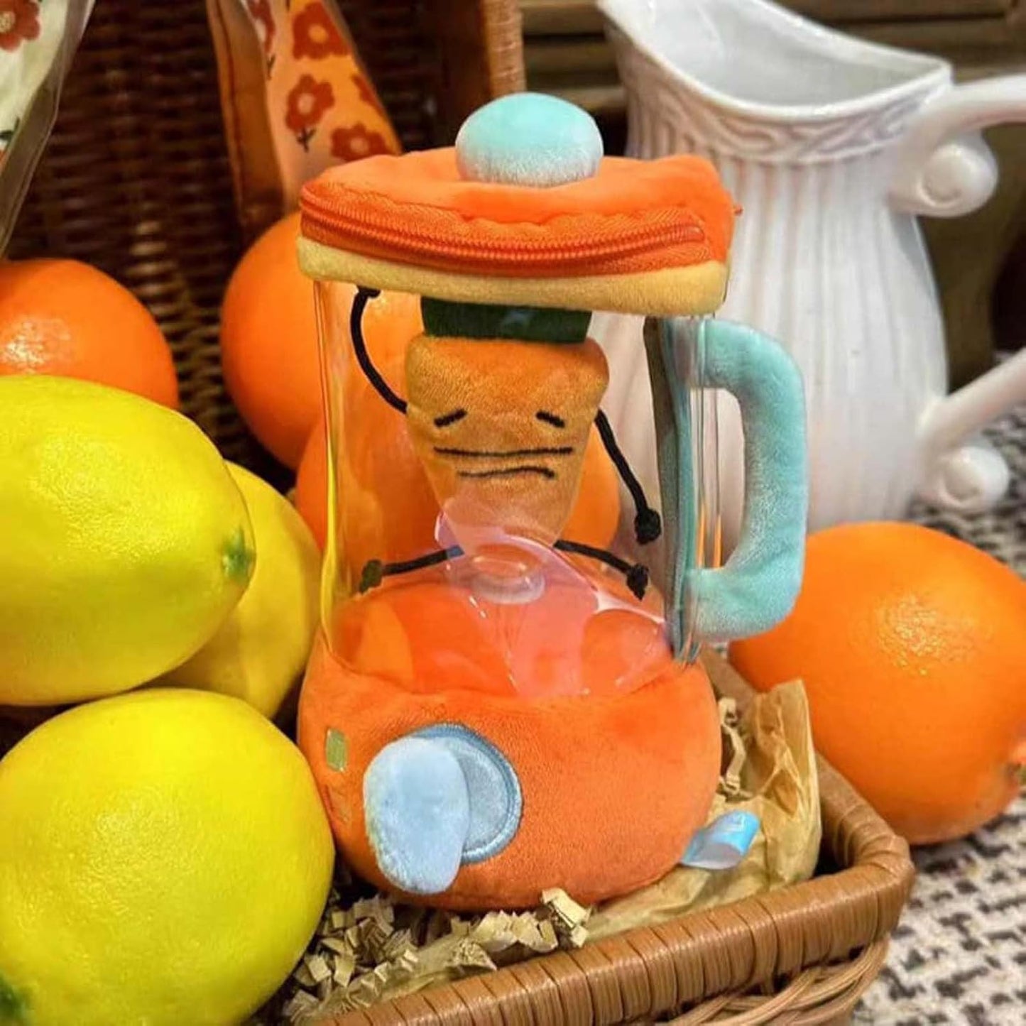 Carrot Juicer Plush Toy - Carrot Blender Plush