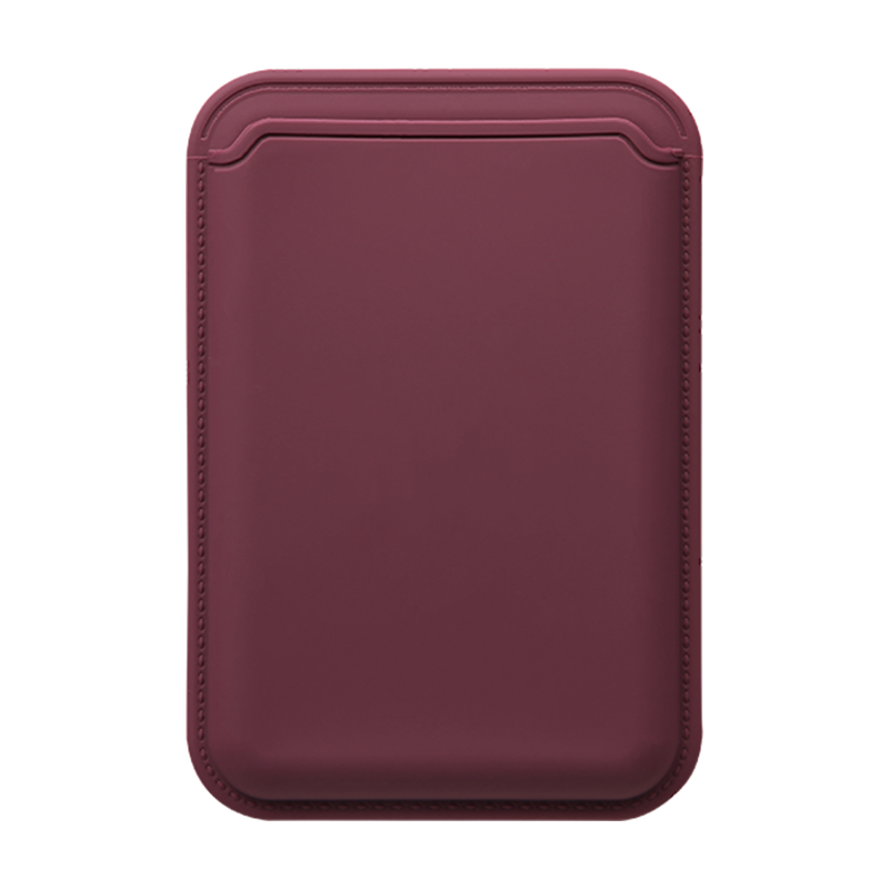 Silicone MagSafe magnetic card case for Apple iPhone 15 case photo ID bank card insert card