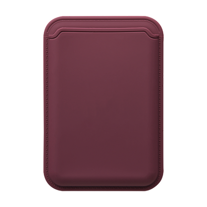 Silicone MagSafe magnetic card case for Apple iPhone 15 case photo ID bank card insert card
