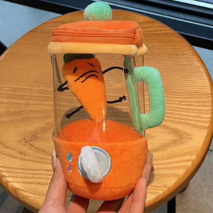 Carrot Juicer Plush Toy - Carrot Blender Plush