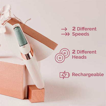 Electric Foot Callus Remover – Rechargeable Pedicure File for Dead Skin, Cracked Heels & Smooth Feet