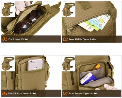 Tactical Drop Leg Bag - GG - H