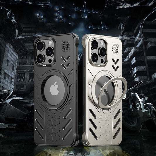 360° Rotating Metal Magnetic Stand Case
