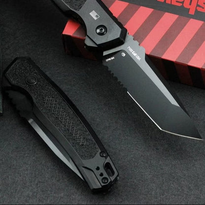 🔥Last Day Promotion- SAVE 70%🎄Ks AUTO LAUNCH 16 AUTOMATIC KNIFE, BLACK TANTO COMBO BLADE