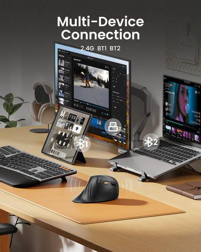EM11 NL Bluetooth Ergonomic Vertical Mouse
