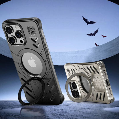 360° Rotating Metal Magnetic Stand Case